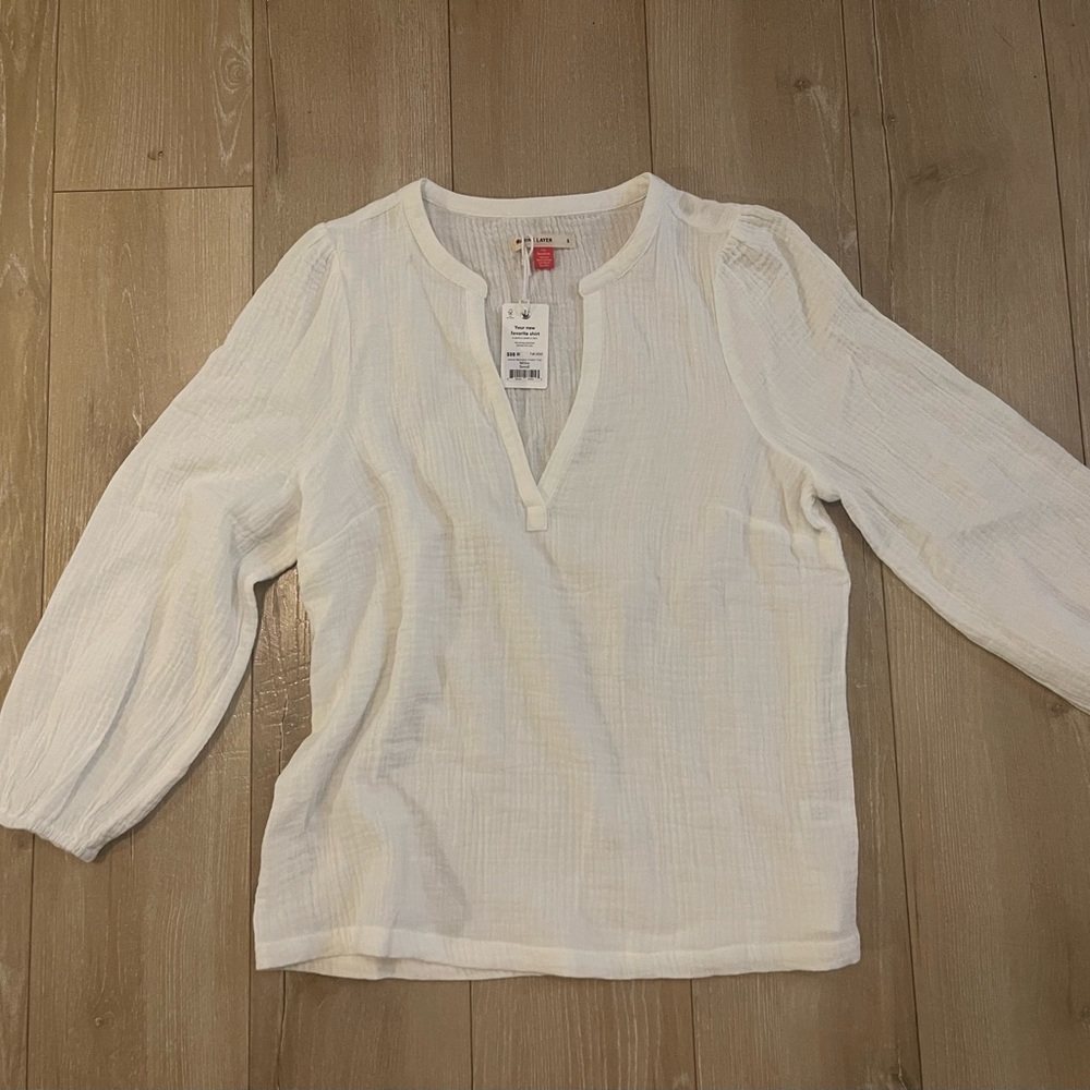 NWT Marine Layer Jamie Banded Top sz S